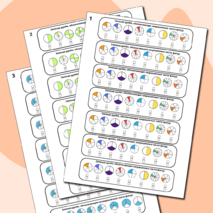 Карточки-вклейки по математике «Дроби и доли» (3 класс)