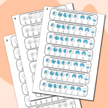 Карточки-вклейки по математике «Дроби и доли» (3 класс)