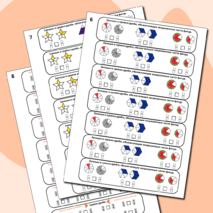 Карточки-вклейки по математике «Дроби и доли» (3 класс)