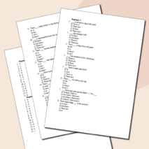 Тест по английскому языку «There is / There are»