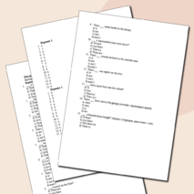 Тест по английскому языку «There is / There are»