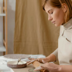 Обложка курса 'Керамика ручной работы: создание интерьерных декоративных изделий'