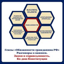 Оформление кабинета «Закон и справедливость. Ко Дню Конституции». Разговоры о важном