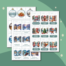 Новогодние мини-открытки