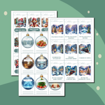 Новогодние мини-открытки