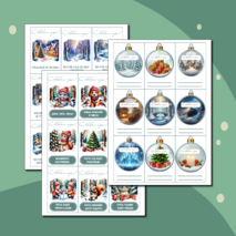 Новогодние мини-открытки