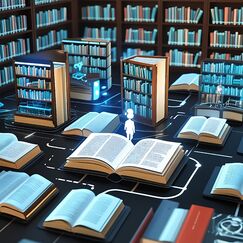 Обложка курса 'Основные управленческие аспекты по организации деятельности структурного подразделения библиотеки'