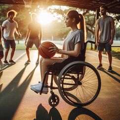 Обложка курса 'Организация физкультурно-спортивной деятельности лиц с ограниченными возможностями здоровья в общем образовании'