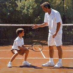 Обложка курса 'Организация деятельности тренера по теннису'