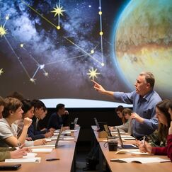 Обложка курса 'Методика преподавания астрономии при подготовке специалистов среднего звена'