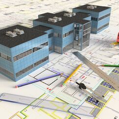 Обложка курса 'Особенности проектирования, строительства и эксплуатации зданий общеобразовательных организаций'