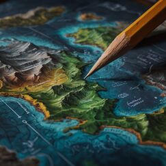 Обложка курса 'Особенности подготовки к проведению ВПР в рамках мониторинга качества образования обучающихся по учебному предмету «География» в условиях реализации ФГОС ООО'