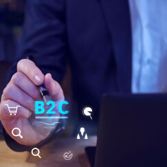 Обложка курса 'Стратегии B2C маркетинга: от анализа до взаимодействия с клиентом'