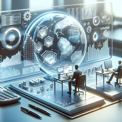 Обложка курса 'Цифровая трансформация в бизнесе: аспекты управления и развития'