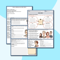 Рабочий лист "Who's Who?" к УМК Spotlight 5 Module 4b