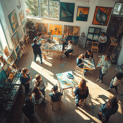 Обложка курса 'Эффективное продвижение и организация проектов в сфере искусства'