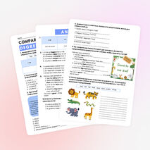 Рабочий лист Spotlight 4 Module 4 Unit 8a Wild about animals