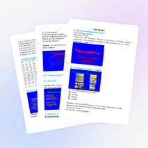 Урок английского языка на тему : Describing the weather .Seasons and Months» 3 класс