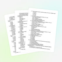 Тестовые задания по русской литературе для профессионального колледжа