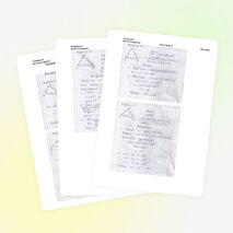 Оформление контрольной работы по геометрии для 7 класса  по теме «Сумма углов треугольника»