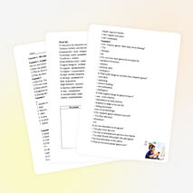 Рабочий лист для учащегося к уроку английского языка в 7 классе на тему