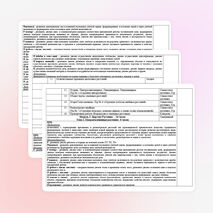 Карта-проект по биологии 7 класс УМК "Сфера"