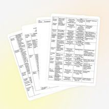 Тематическое планирование по программе подготовки «Сказочное путешествие по тропинке Знаний» в школе будущих первоклассников