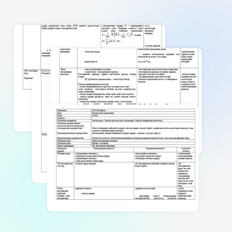 Электр өрісі. Электр өрісінің күш сызықтары. Электр зарядының қасиеттері