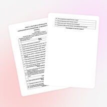 Анкета для родителей (педагогов) по выявлению особенностей общения ребенка с РАС