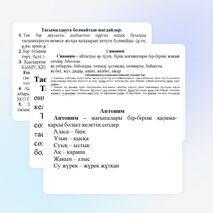 Қазақ тілінен дидактикалық сызбалар