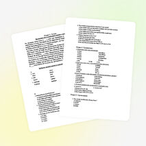 Контрольная работа в 9 классе