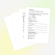 Итоговый тест для учащихся 3 класса