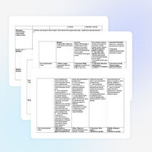 Среднесрочное планирование уроков русского языка в 4 классе