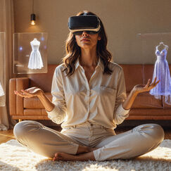 Обложка курса 'Применение технологий виртуальной и дополненной реальности в управлении персоналом, логистике и цифровом маркетинге'