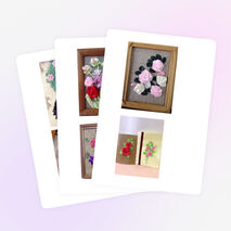 Коллекция работ учащихся школы.