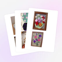 Коллекция работ учащихся школы.