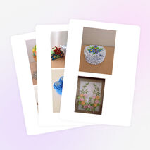 Коллекция работ учащихся школы.