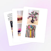 Коллекция работ учащихся школы.