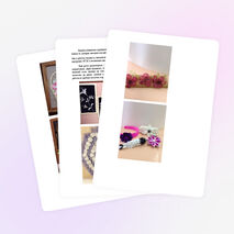 Коллекция работ учащихся школы.