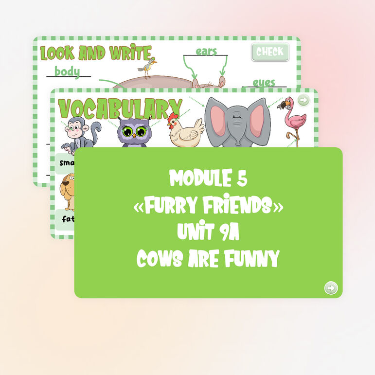 Интерактивная презентация к учебнику Spotlight 3, Module 5 «Furry ...