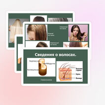 Проект на тему "Блеск и сила здоровых волос с точки зрения химика"