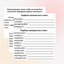 Презентация по русскому языку на тему "Парные согласные в корне слова" (2-4 класс)