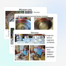 Проект "Выращивание кристаллов из соли" Пинаева Ксения 2 класс