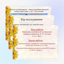 Исследовательская работа по литературе "Изображение природы в творчестве Ф.И. Тютчева и А.А. Фета"