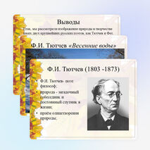 Исследовательская работа по литературе "Изображение природы в творчестве Ф.И. Тютчева и А.А. Фета"