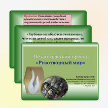 Презентация проекта "Рукотворный мир"