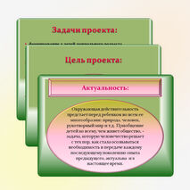 Презентация проекта "Рукотворный мир"