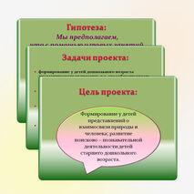 Презентация проекта "Рукотворный мир"