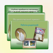 Презентация проекта "Рукотворный мир"