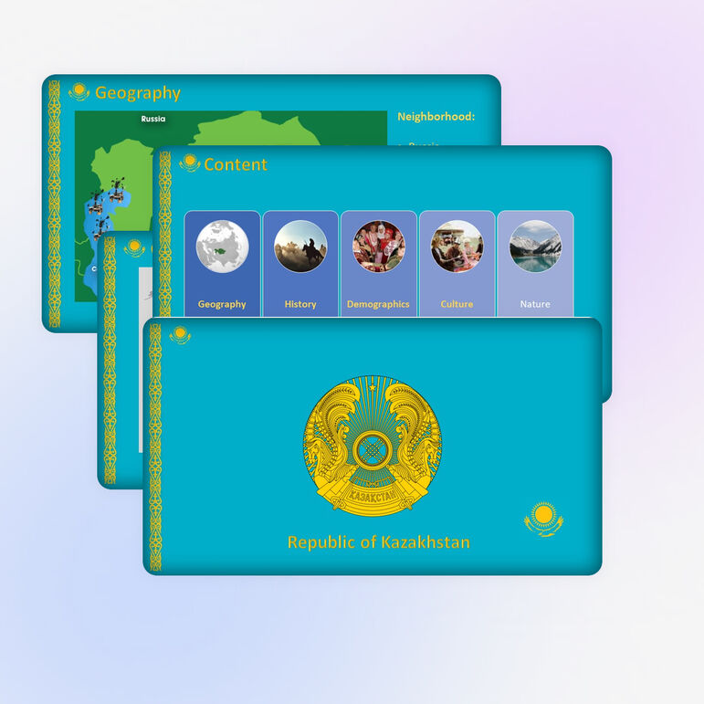 Презентация "My Kazakhstan" (8 класс)